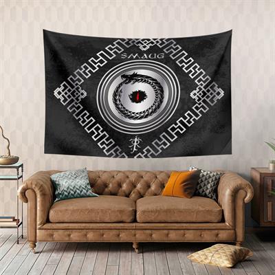 Vagonik Yüzüklerin Efendisi Smaug Duvar Örtüsü Halısı 140x100 Cm-70x100 Cm