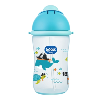 Wee Baby Pipetli Bardak 380 ml MAVİ