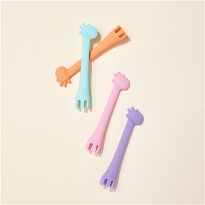 Wee Baby Prime Çok Amaçlı Çatal & Kaşık Mor