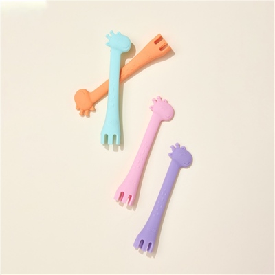 Wee Baby Prime Çok Amaçlı Çatal & Kaşık Turuncu