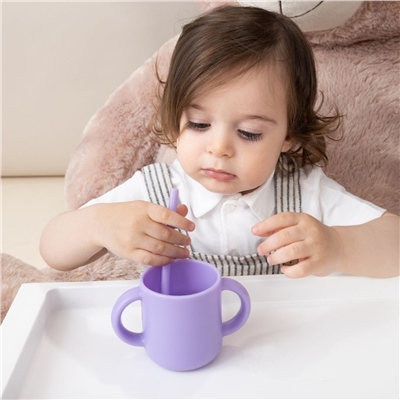 Wee Baby Prime Kulplu Bardak Mor