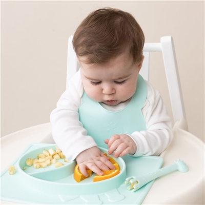 Wee Baby Prime Matlı Tabak Mavi