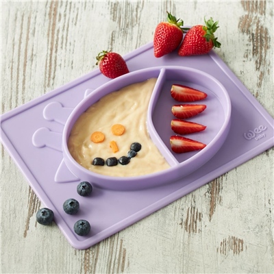 Wee Baby Prime Matlı Tabak Mor