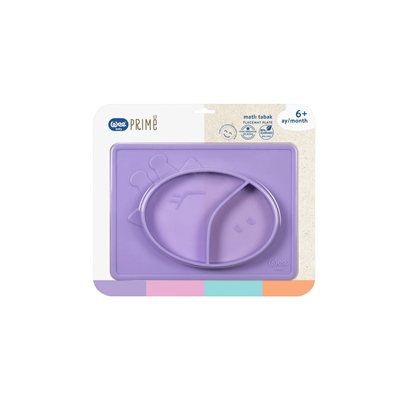 Wee Baby Prime Matlı Tabak Mor