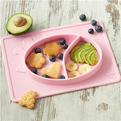 Wee Baby Prime Matlı Tabak Pembe