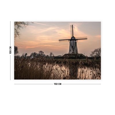 Vagonik Yel Değirmeni Duvar Örtüsü