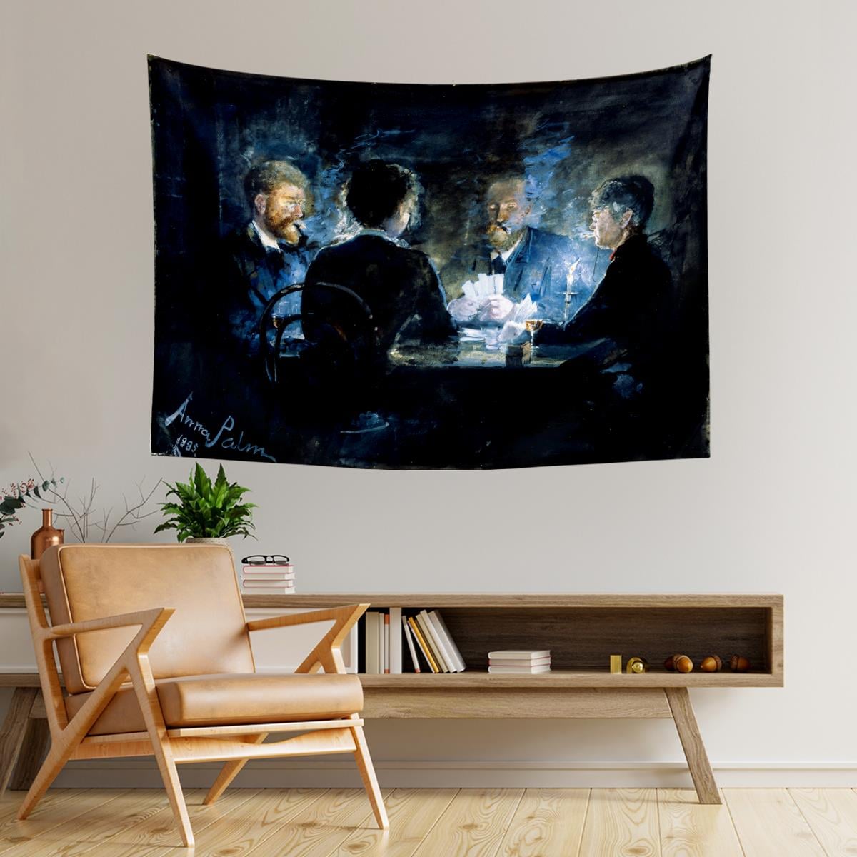 Anna Palm de Rosa Game L'hombre Brondums Hotel Duvar Örtüsü Halısı 70x100, 100x140, 140x200