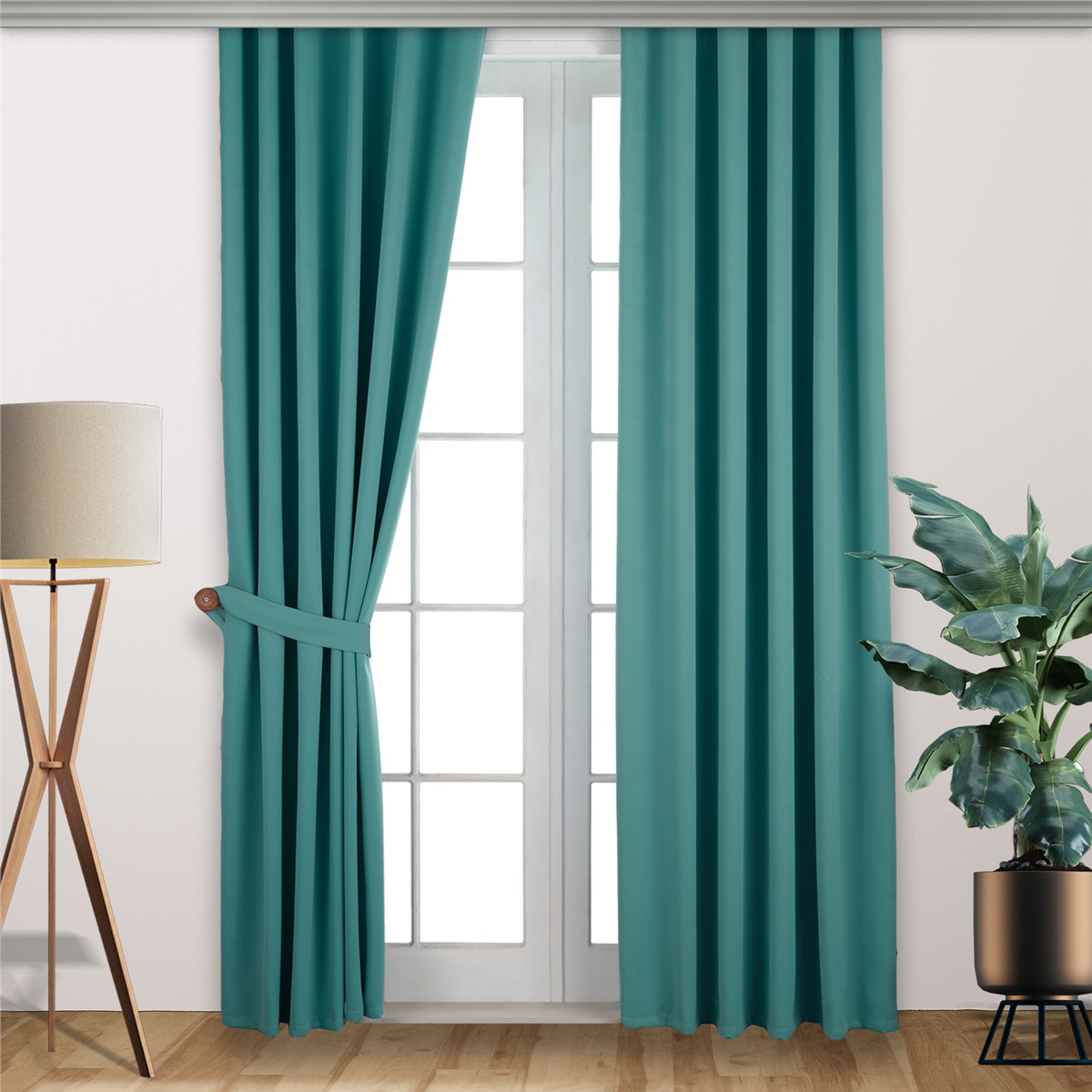 Blackout Fon Perde 150 x 230 cm Turkuaz