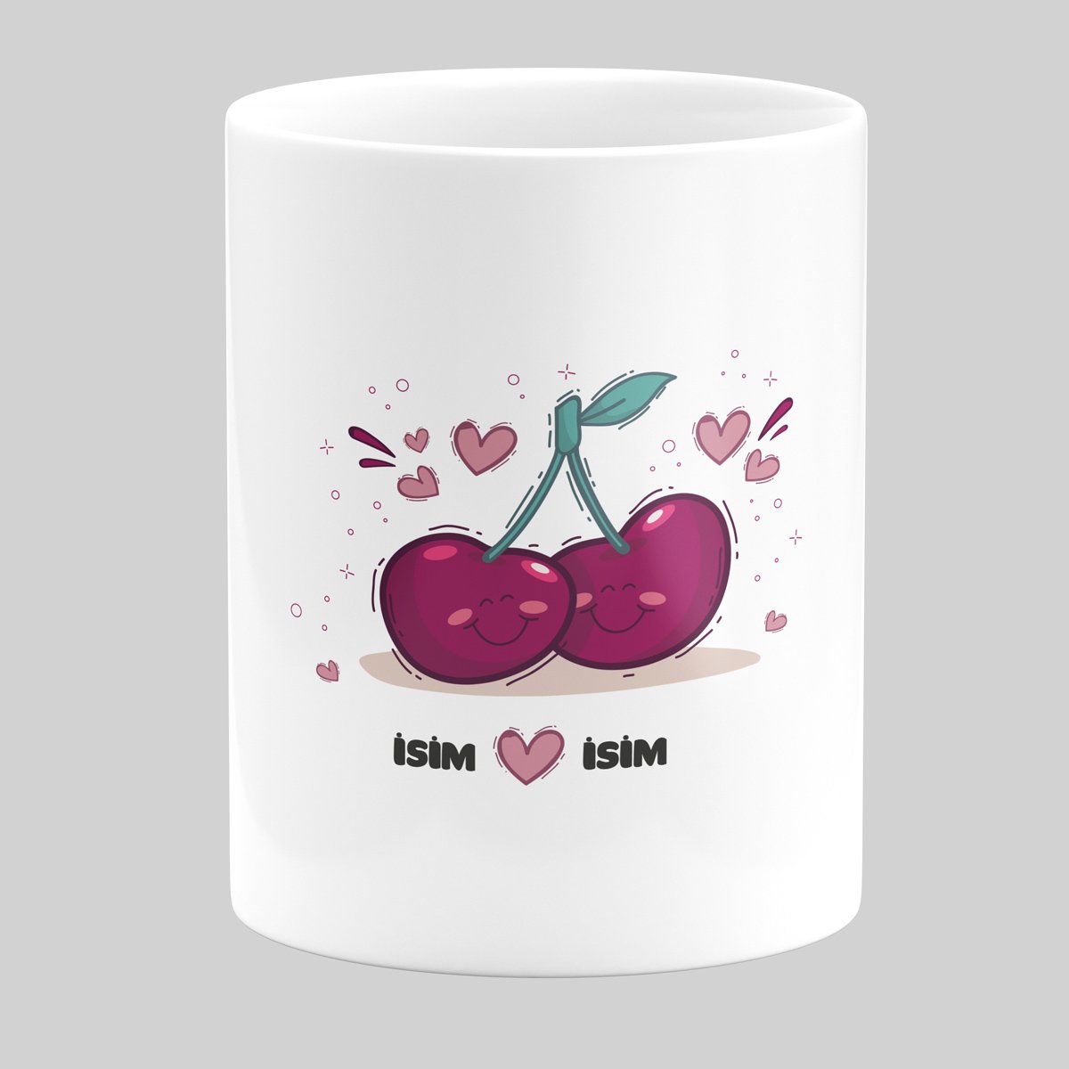 İki Kiraz Sevgili Kupa