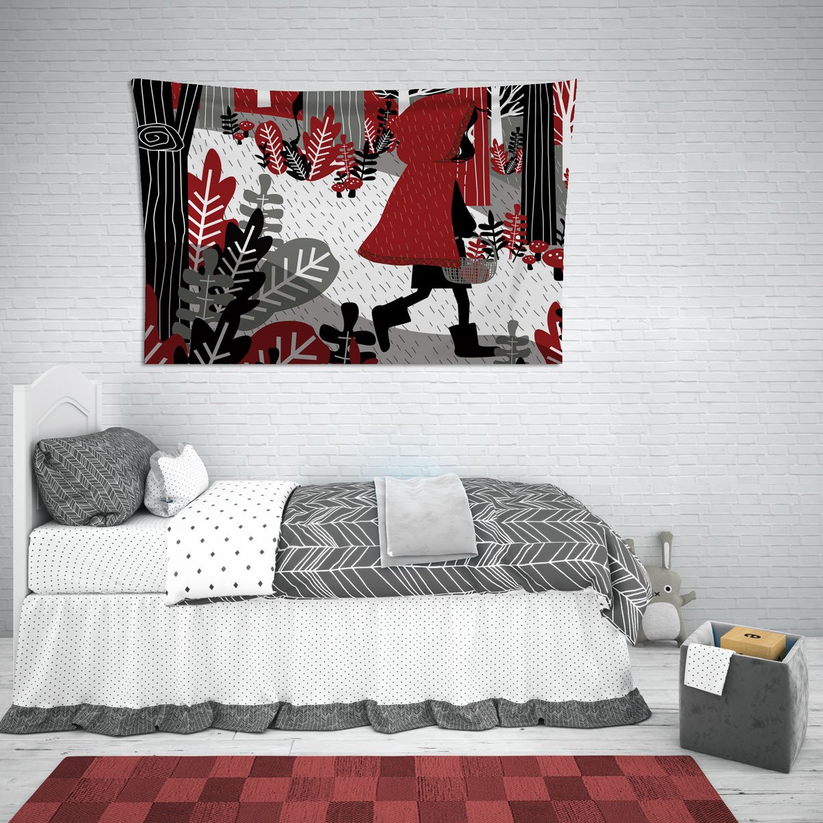 Kırmızı Başlıklı Kız Duvar Örtüsü