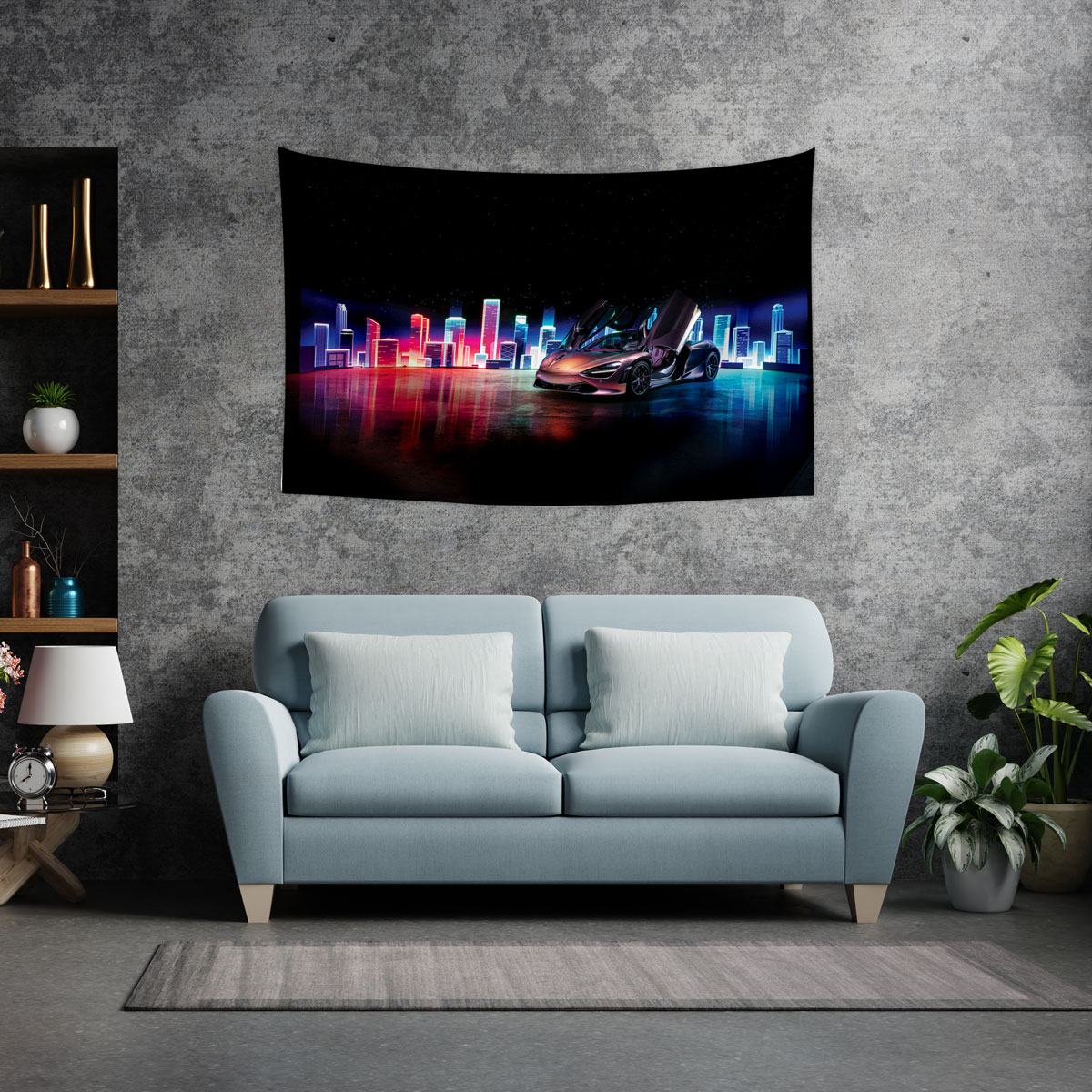 Lamborghini City Duvar Örtüsü