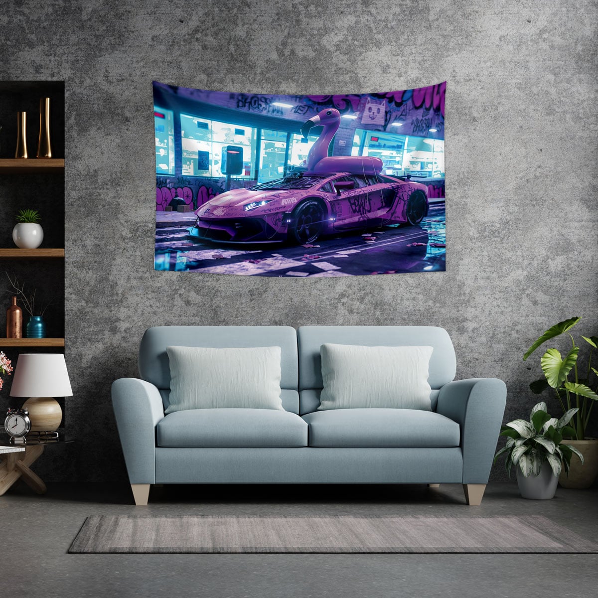 Lamborghini Şehir Duvar Örtüsü