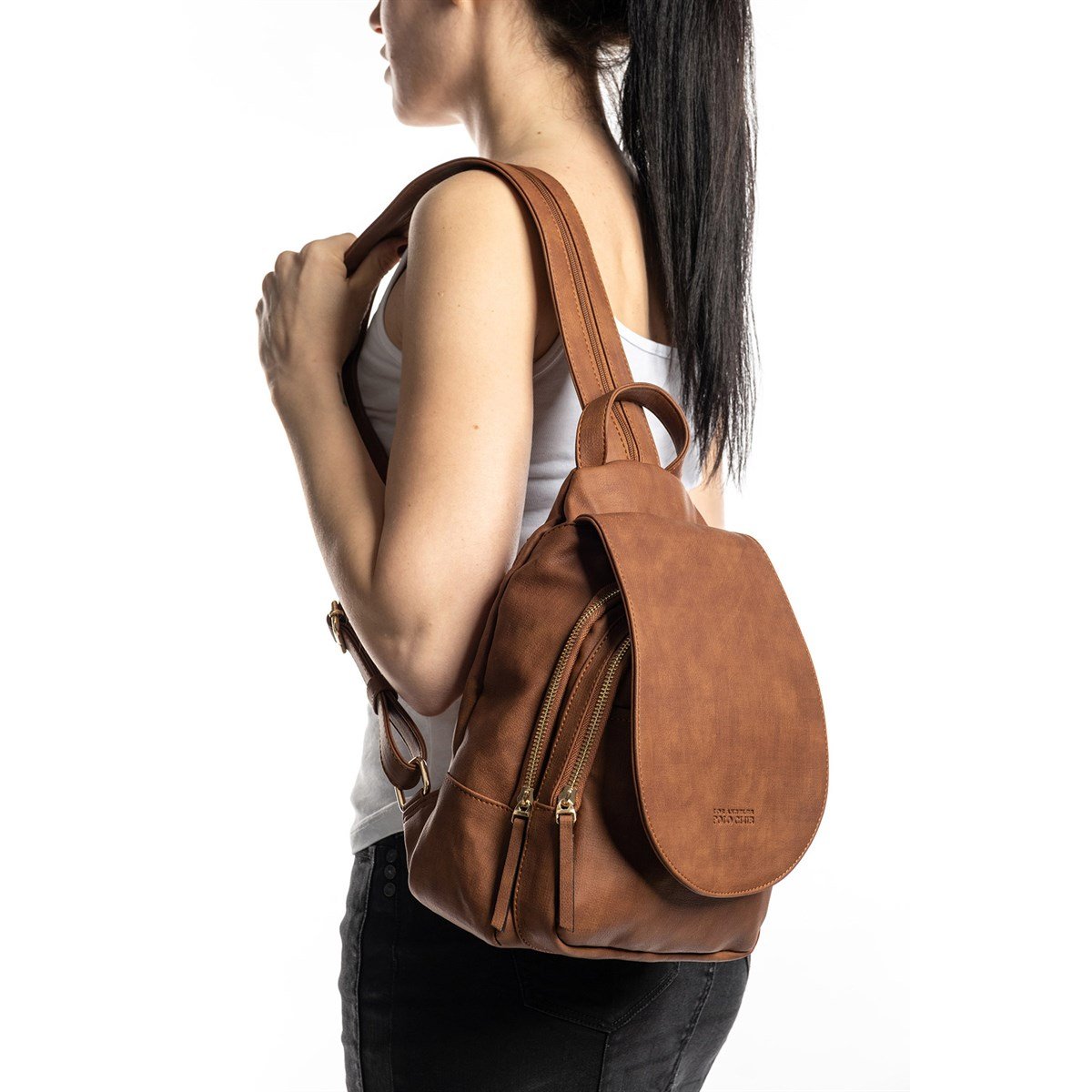 LOS ANGELES POLO CLUB Kadın Sırt Çantası Taba