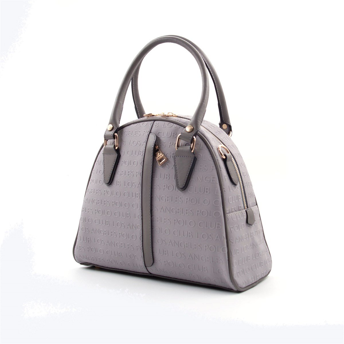 LOS ANGELES POLO CLUB Kadın Yeni Sezon 5 Bölmeli Gri El Ve Omuz Çantası