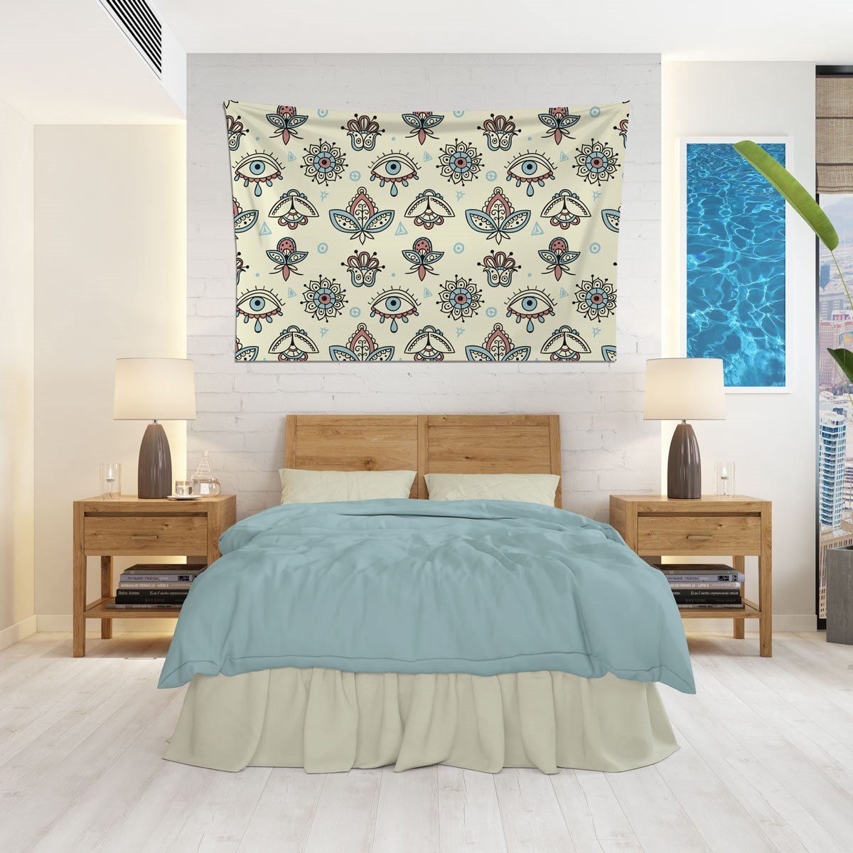 Nazar Gözler Duvar Örtüsü