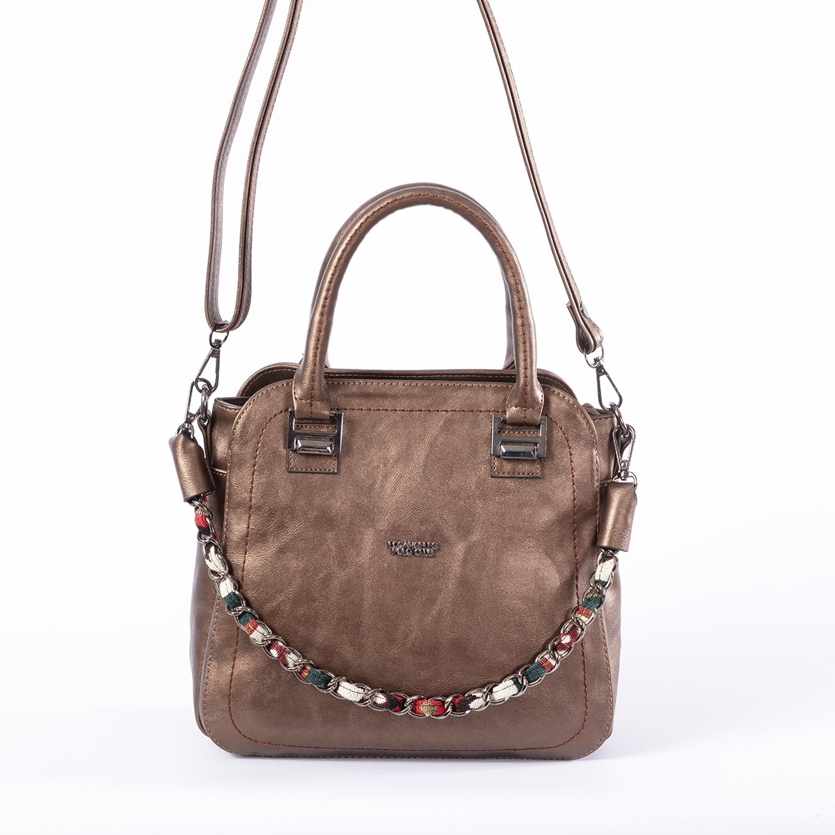 Omuz Askılı Kadın Çantası Bronz