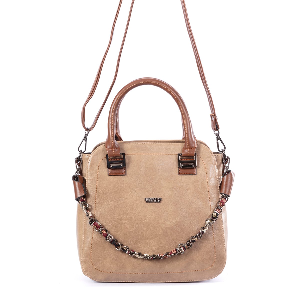 Omuz Askılı Kadın Çantası Sütlü Kahve