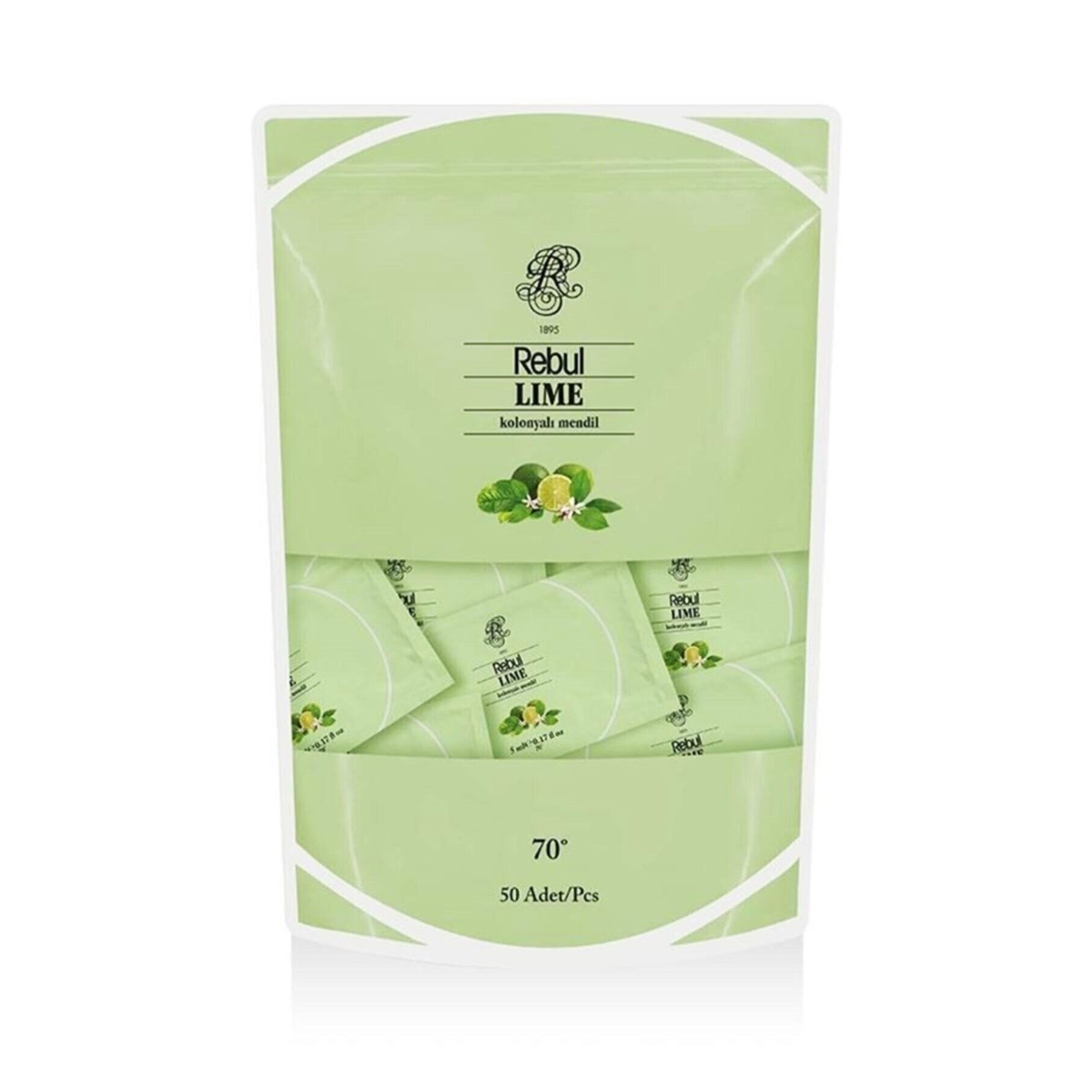 Rebul Lime 50'li Kolonyalı Mendil