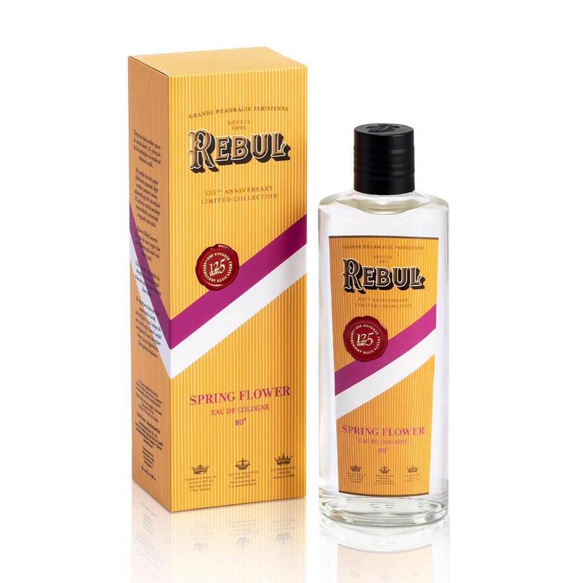 Rebul Sprıng Flower 270ml Kolonya 125.yıl Özel Cam Şişe