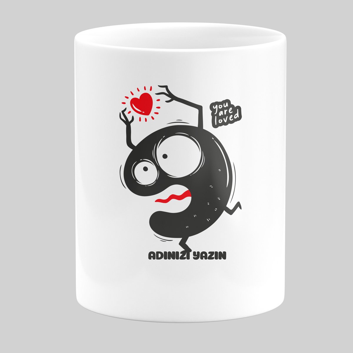 Sevimli Canavar Aşk Kupa