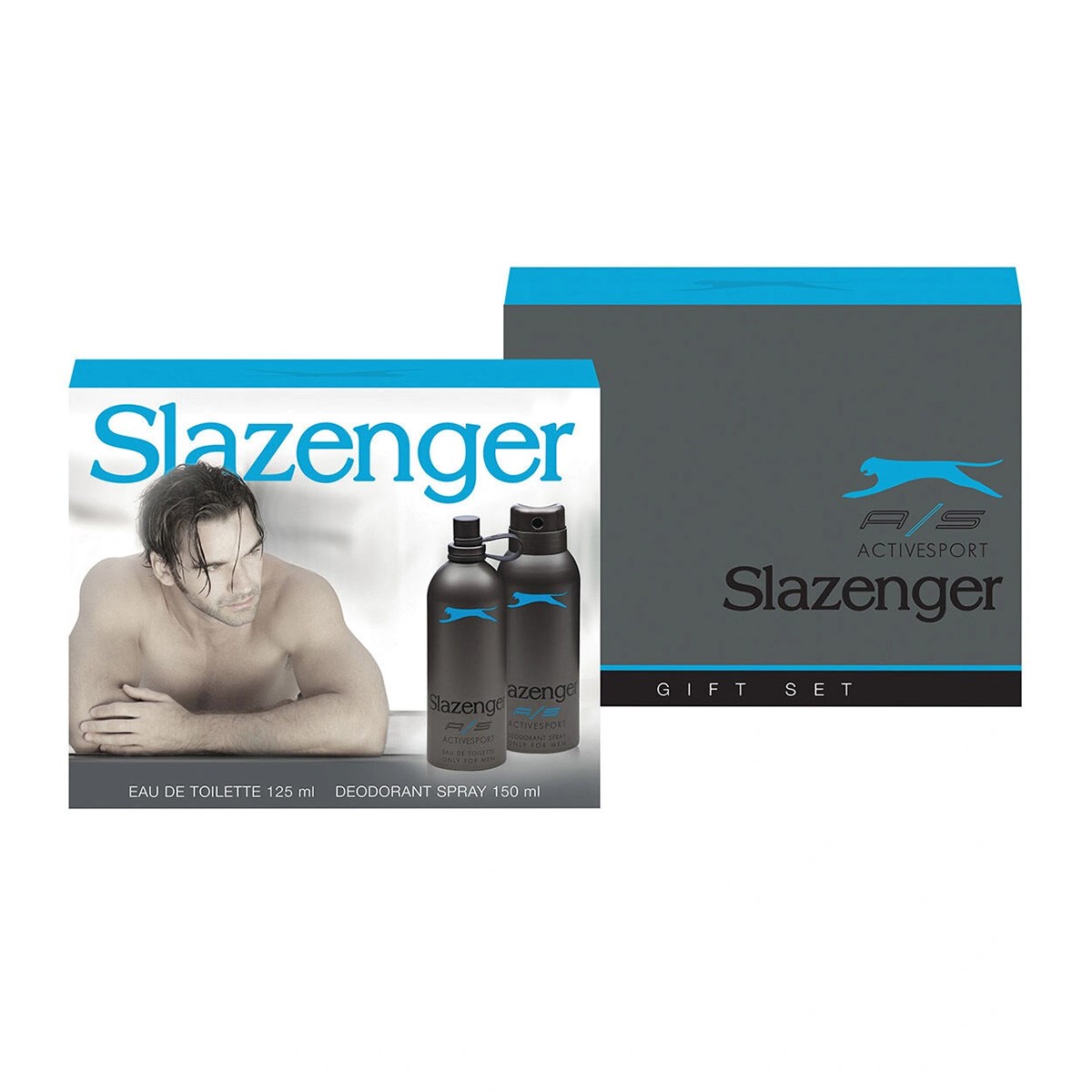 Slazenger Active Sport Mavi EDT 125 ml Erkek Parfüm 150 ml Deodorant Set -  Kampanya, İndirim