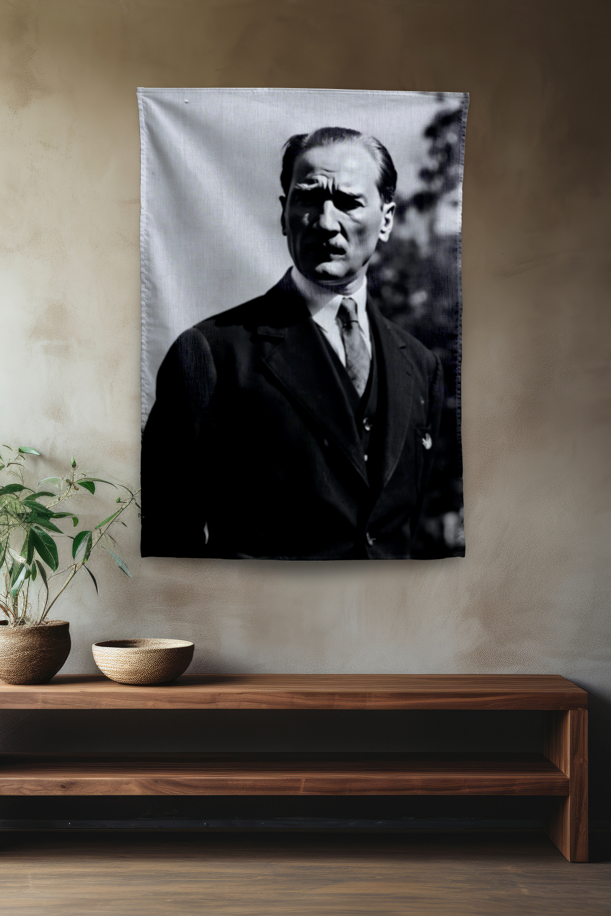 Vagonik Atatürk Temalı Duvar Örtüsü Tapestry Desen 427
