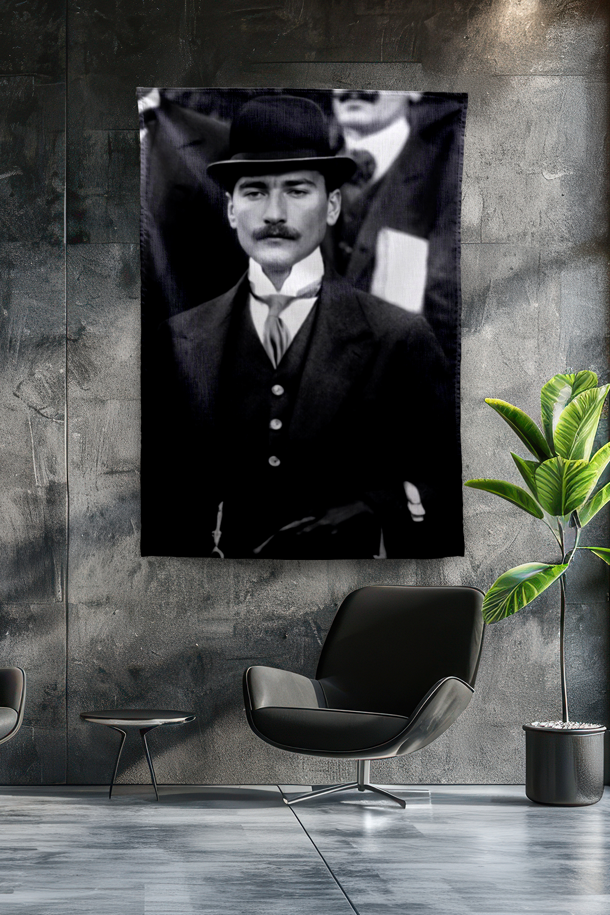 Vagonik Atatürk Temalı Duvar Örtüsü Tapestry Desen 438