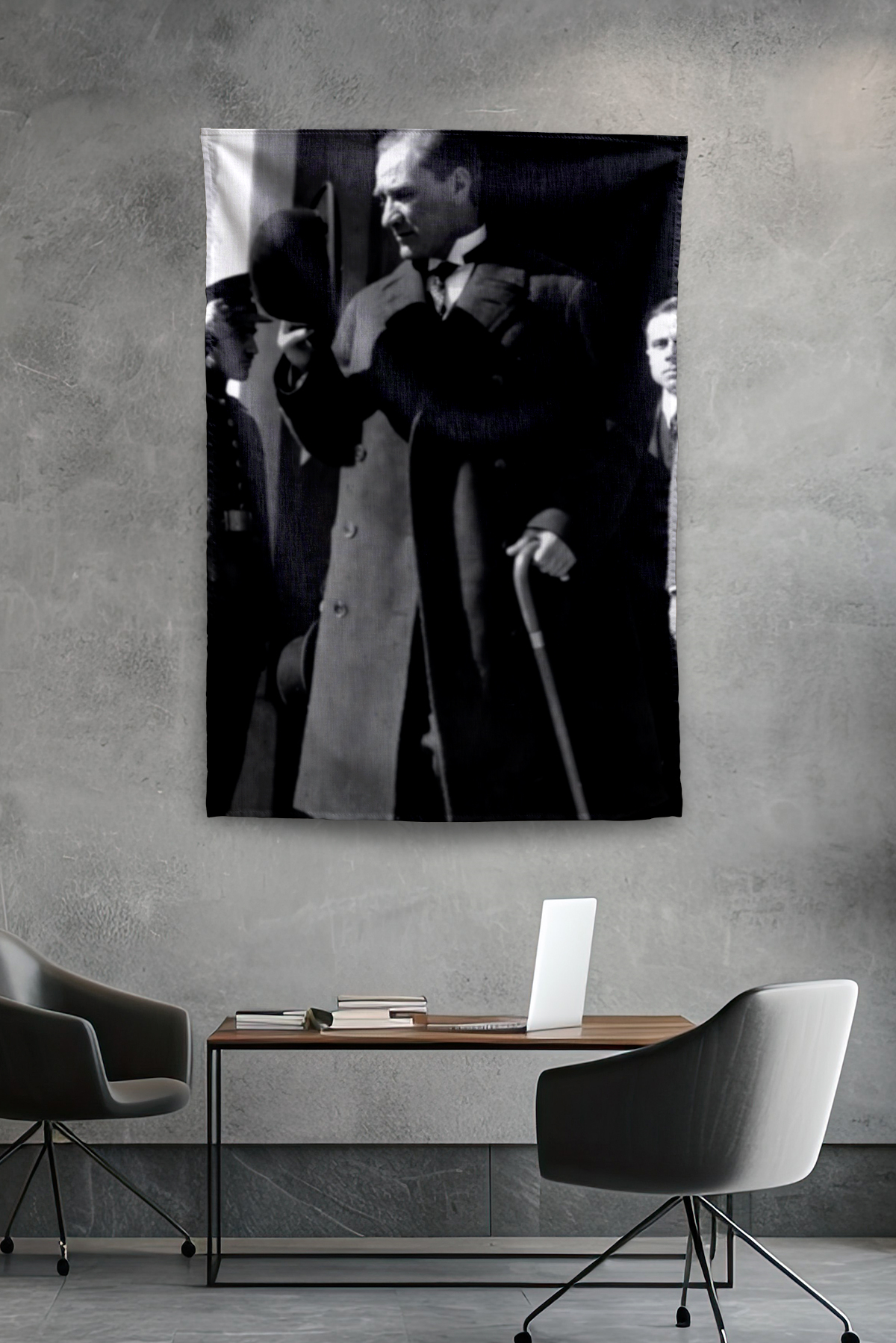 Vagonik Atatürk Temalı Duvar Örtüsü Tapestry Desen 437