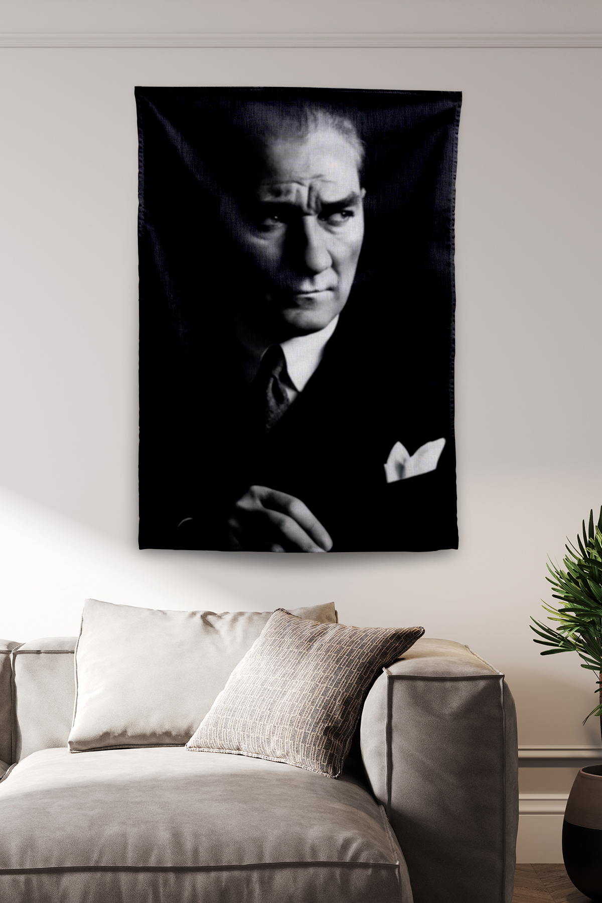 Vagonik Atatürk Temalı Duvar Örtüsü Tapestry Desen 426