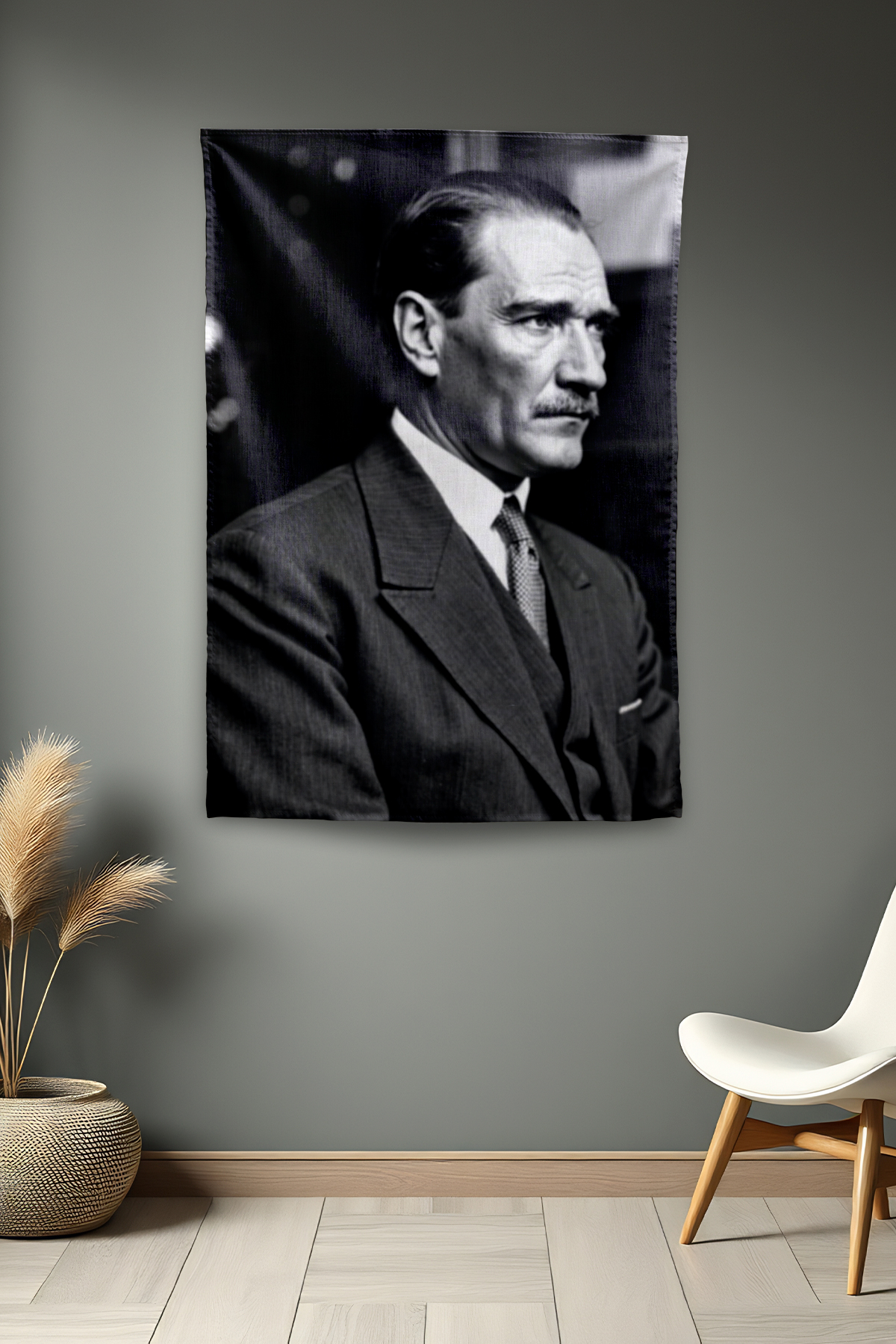 Vagonik Atatürk Temalı Duvar Örtüsü Tapestry Desen 425