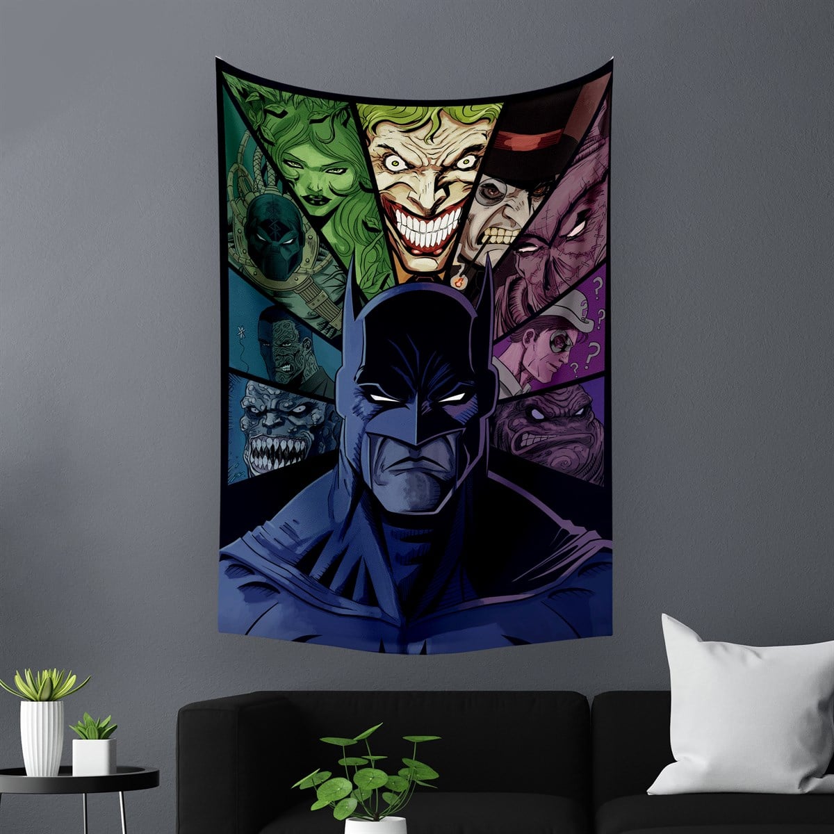 Vagonik Batman Dc Duvar Örtüsü Halısı 140 X 100 Cm-70x100 Cm