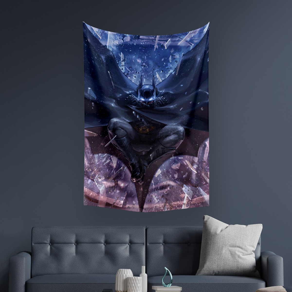 Vagonik Batman Dc Duvar Örtüsü Halısı 140 X 100 Cm-70x100 Cm