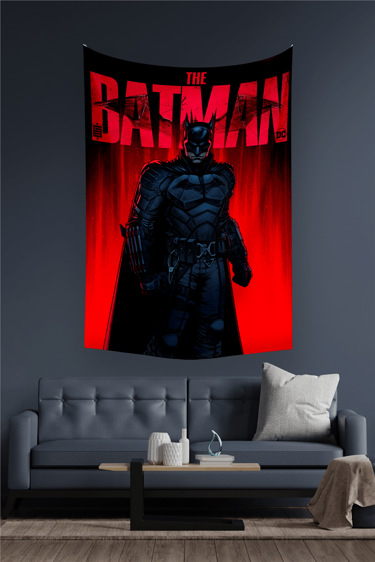 Vagonik Batman Dc Duvar Örtüsü Halısı