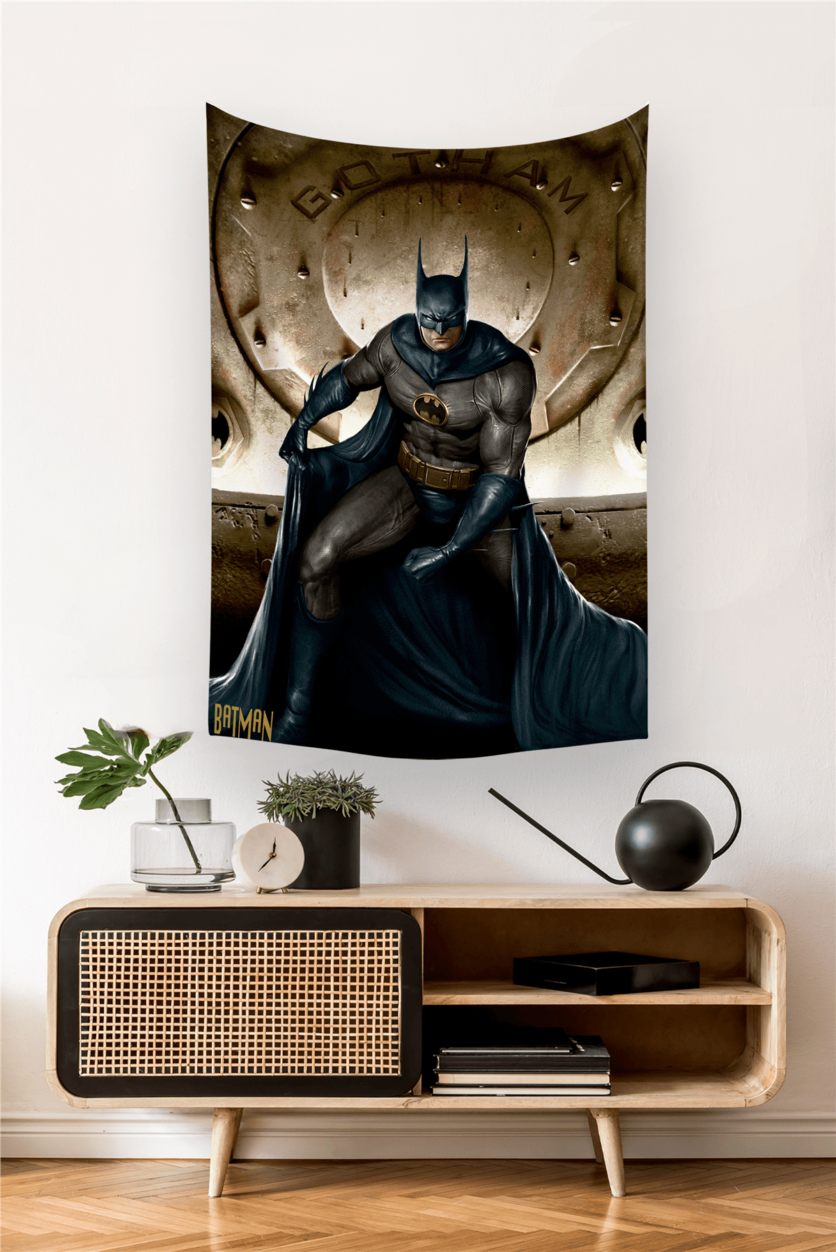 Vagonik Batman Dc Duvar Örtüsü Halısı