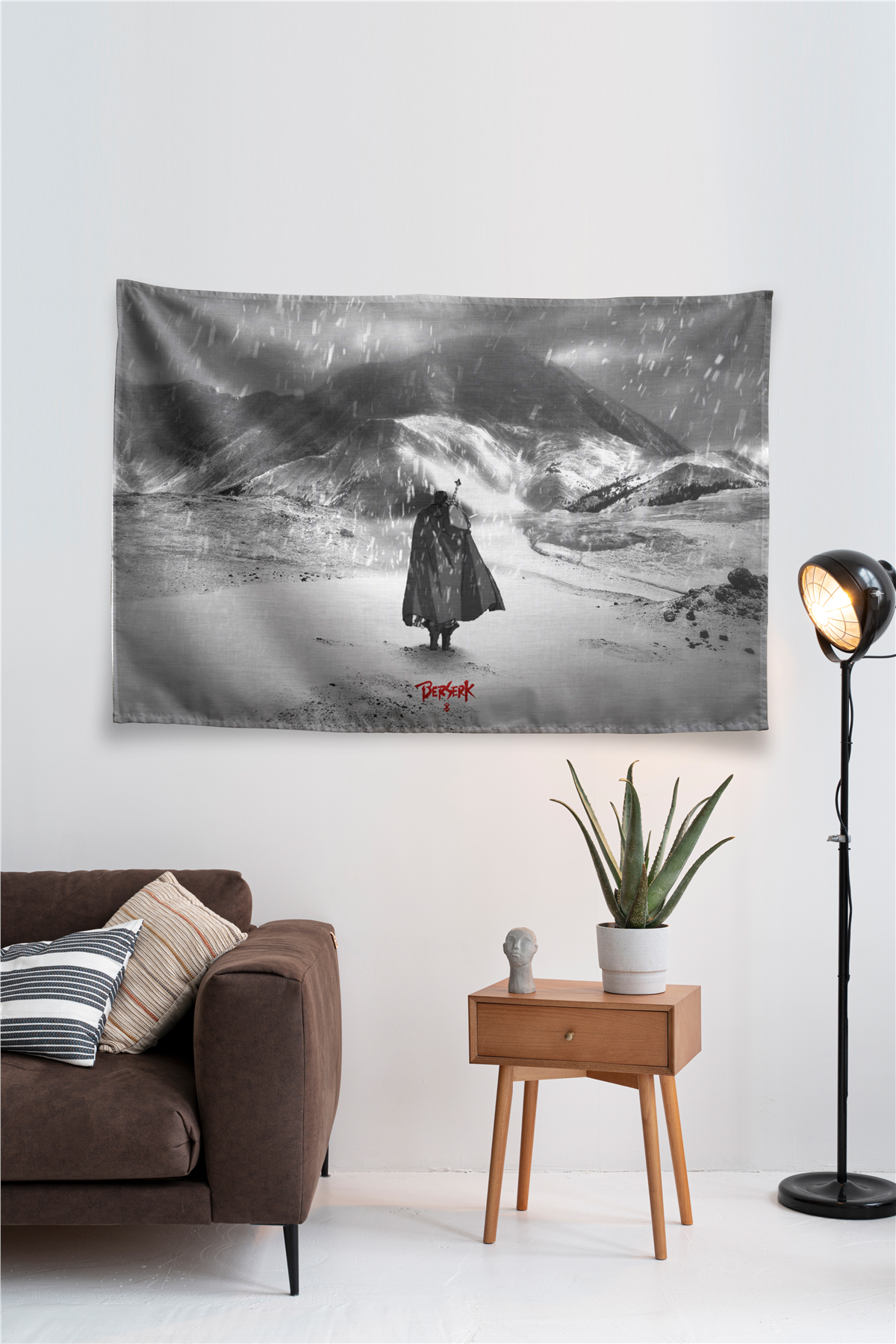 Vagonik Berserk Temalı Anime Duvar Örtüsü Tapestry
