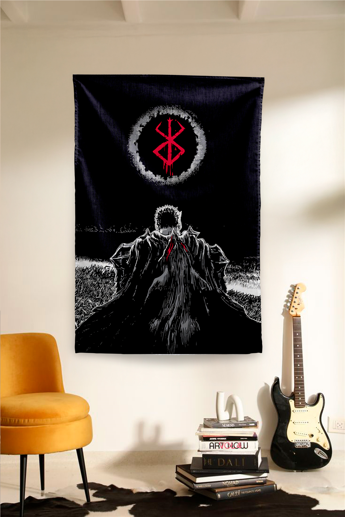Vagonik Berserk Temalı Anime Duvar Örtüsü Tapestry