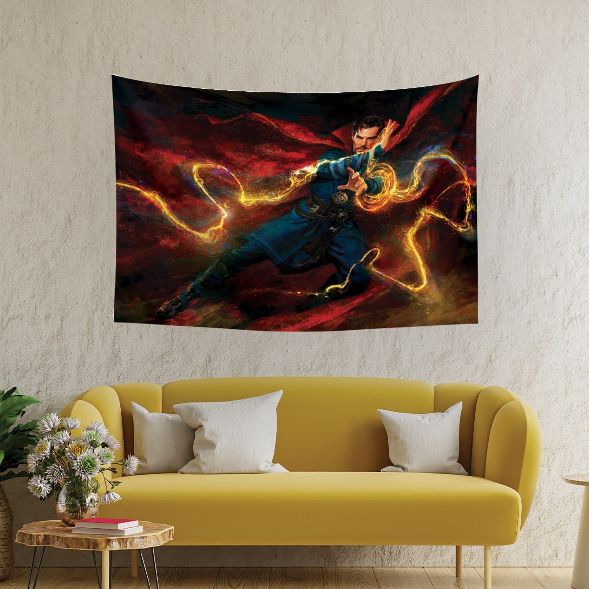 Vagonik Doktor Strange Duvar Örtüsü Halısı 140 X 100 Cm-70x100 Cm