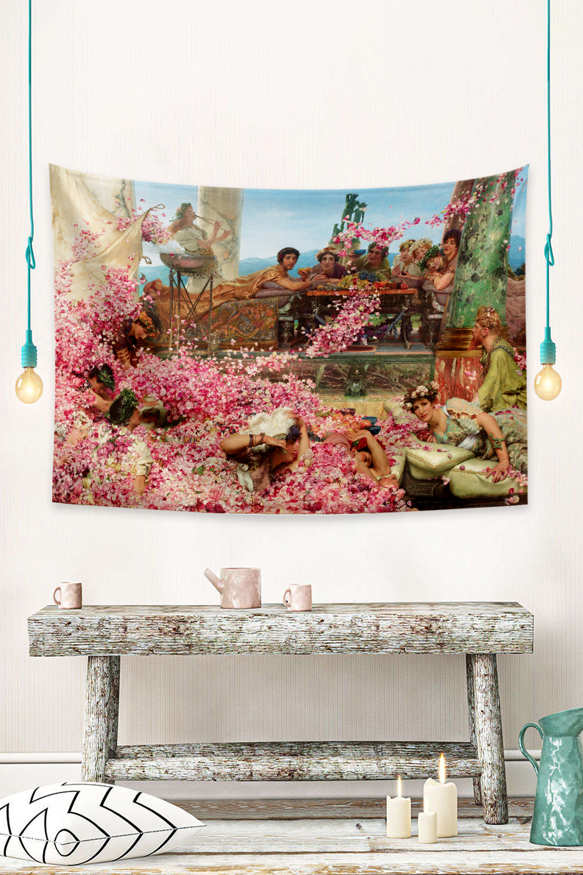Vagonik Elagabalus'un Gülleri, The Roses Of Heliogabalus Duvar Örtüsü Halısı
