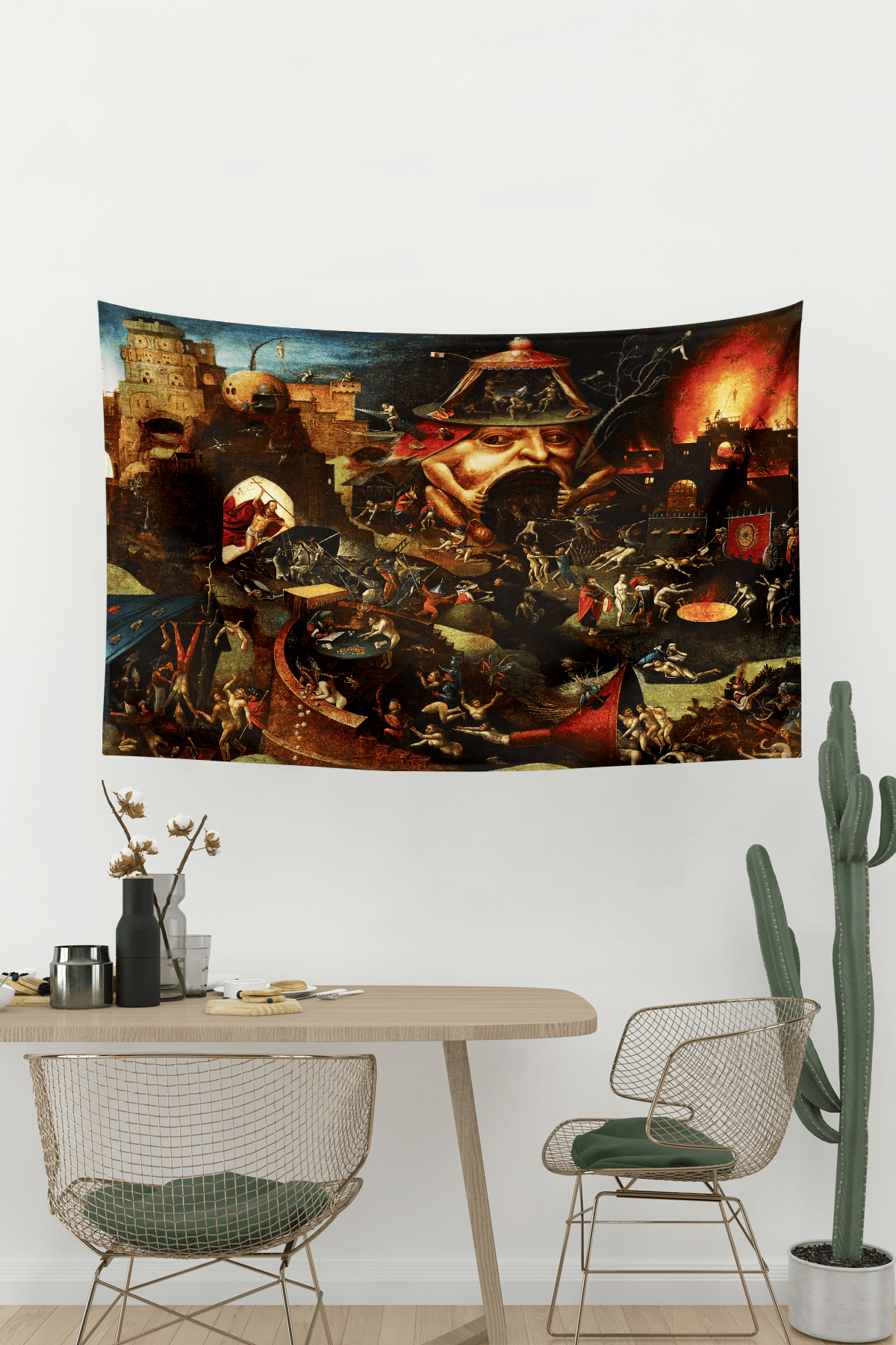 Vagonik Hieronymus Bosch Kabus Duvar Örtüsü Halısı