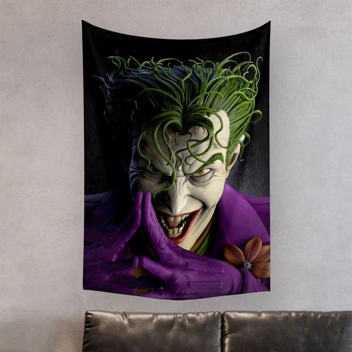 Vagonik Joker DC Duvar Örtüsü Halısı 140 X 100 Cm-70x100 Cm