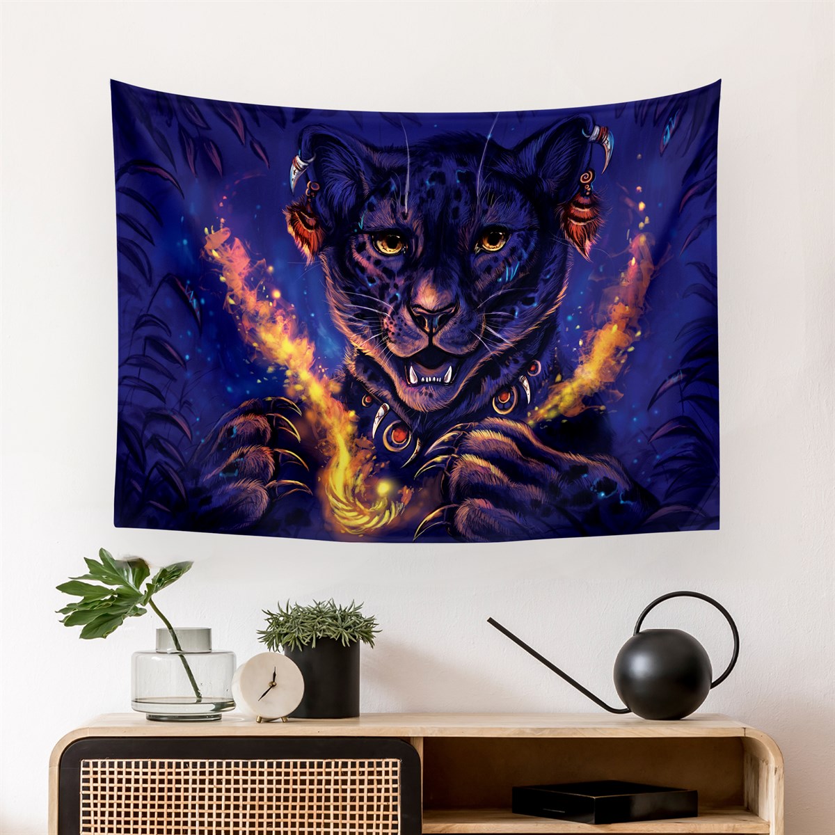 Vagonik Kaplan Duvar Örtüsü Halısı 140 X 100 Cm-70x100 Cm