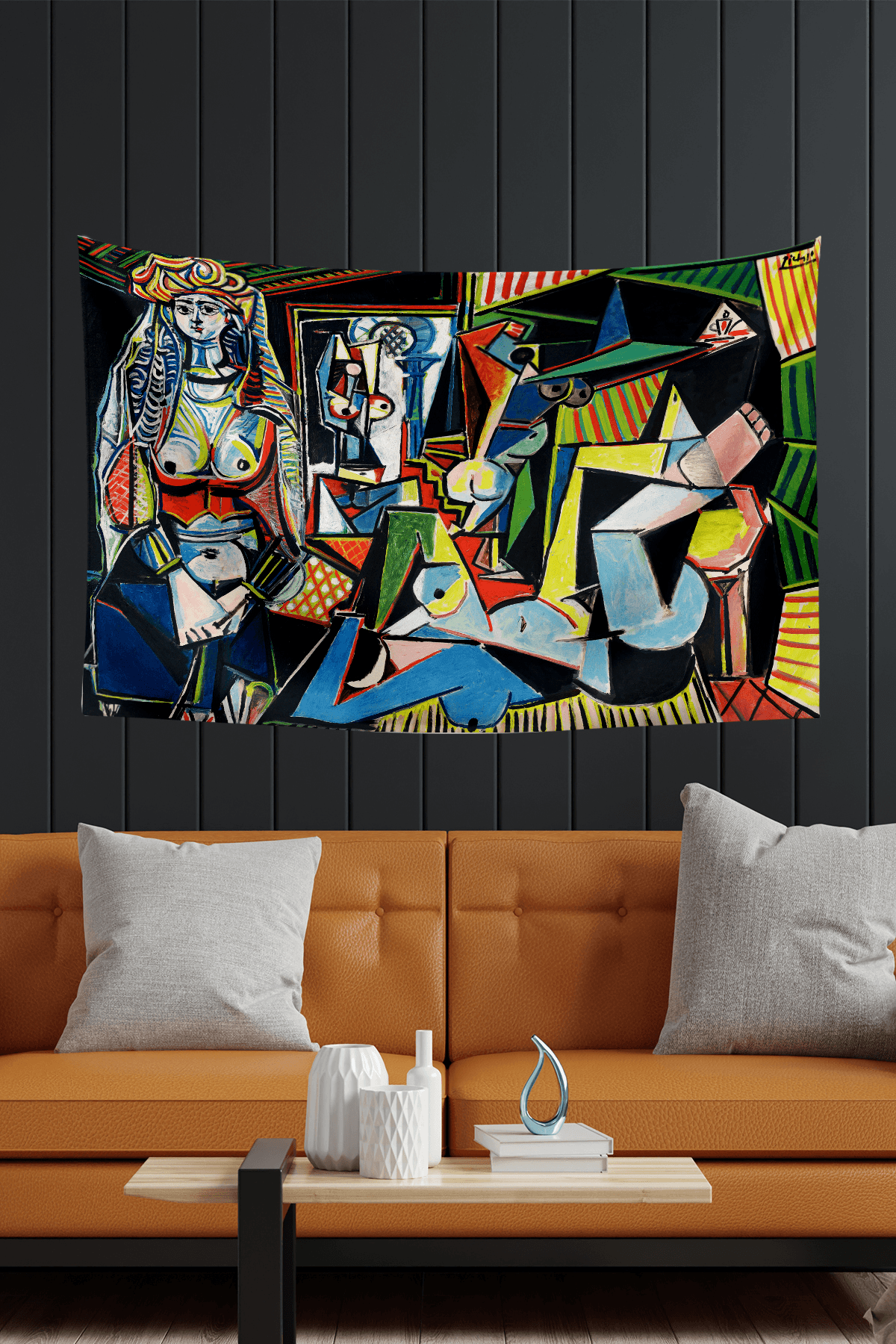 Vagonik Pablo Picasso Cezayirli Kadınlar Duvar Örtüsü Halısı