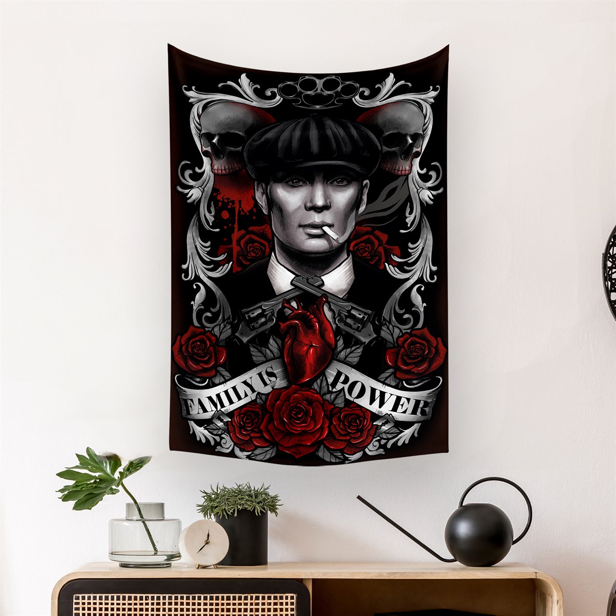 Vagonik Peaky Blinders Duvar Örtüsü Halısı 140 X 100 cm-70x100 cm 