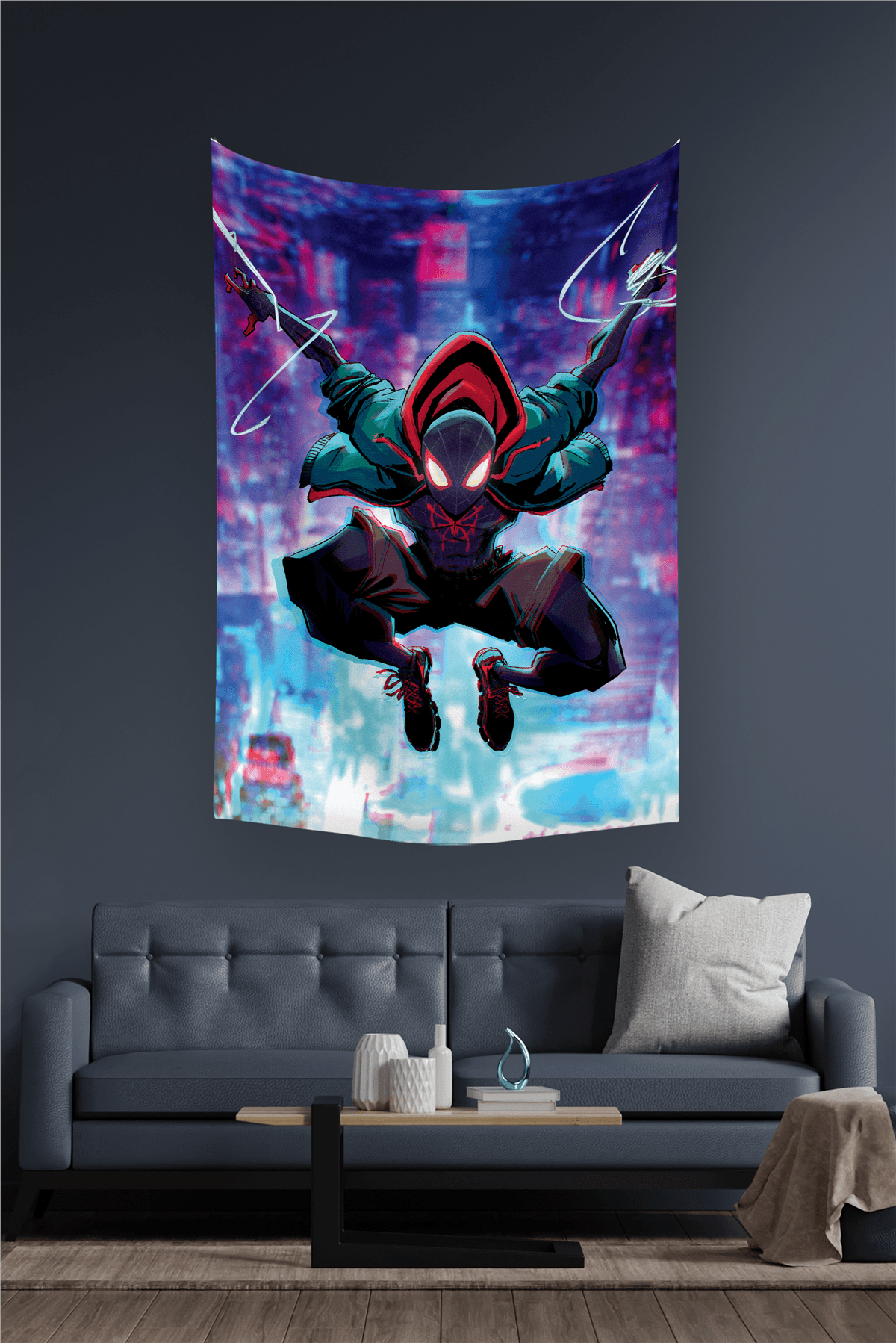 Vagonik Spider-man Örümcek Adam Marvel Duvar Örtüsü Halısı