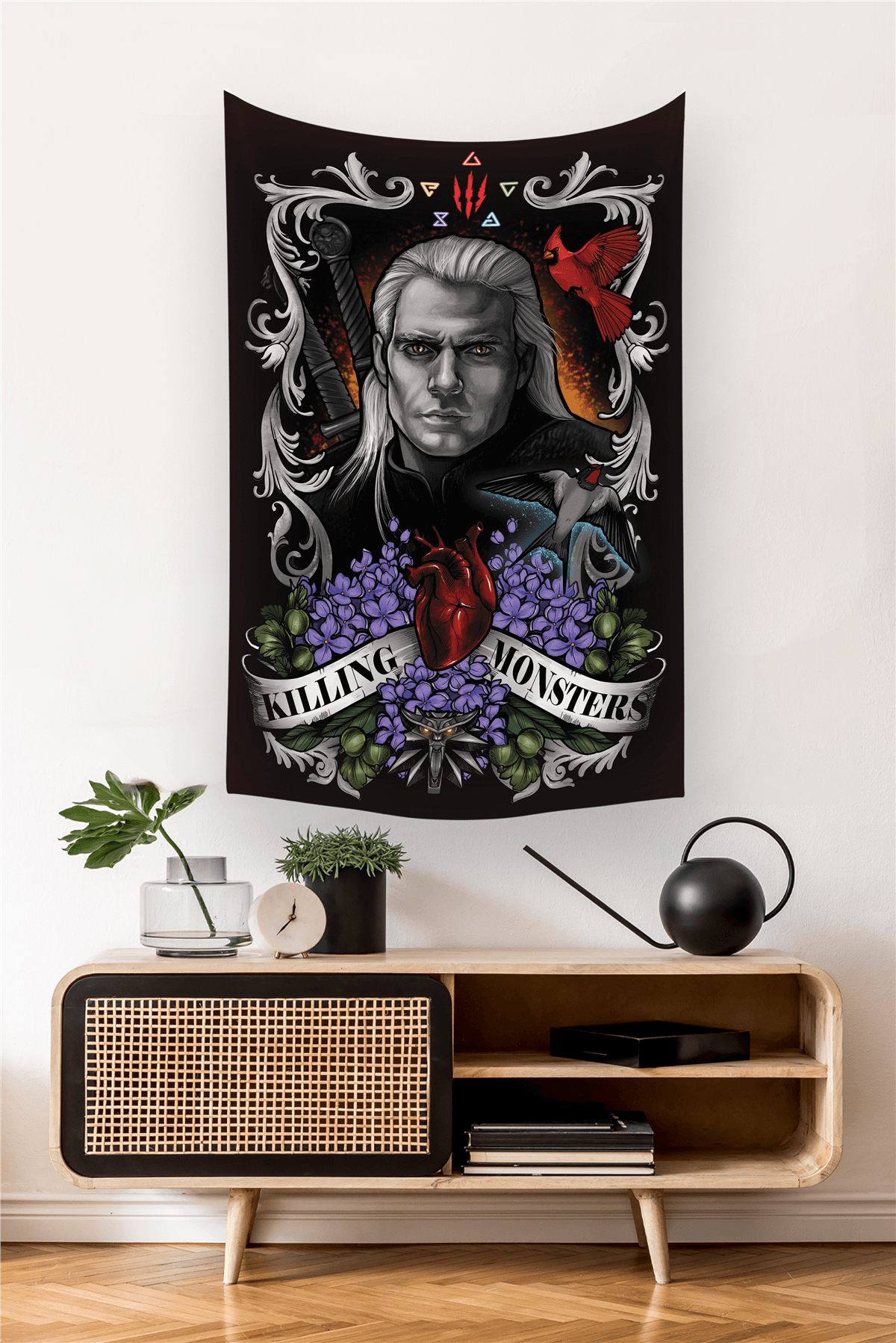 Vagonik The Witcher Duvar Örtüsü Halısı