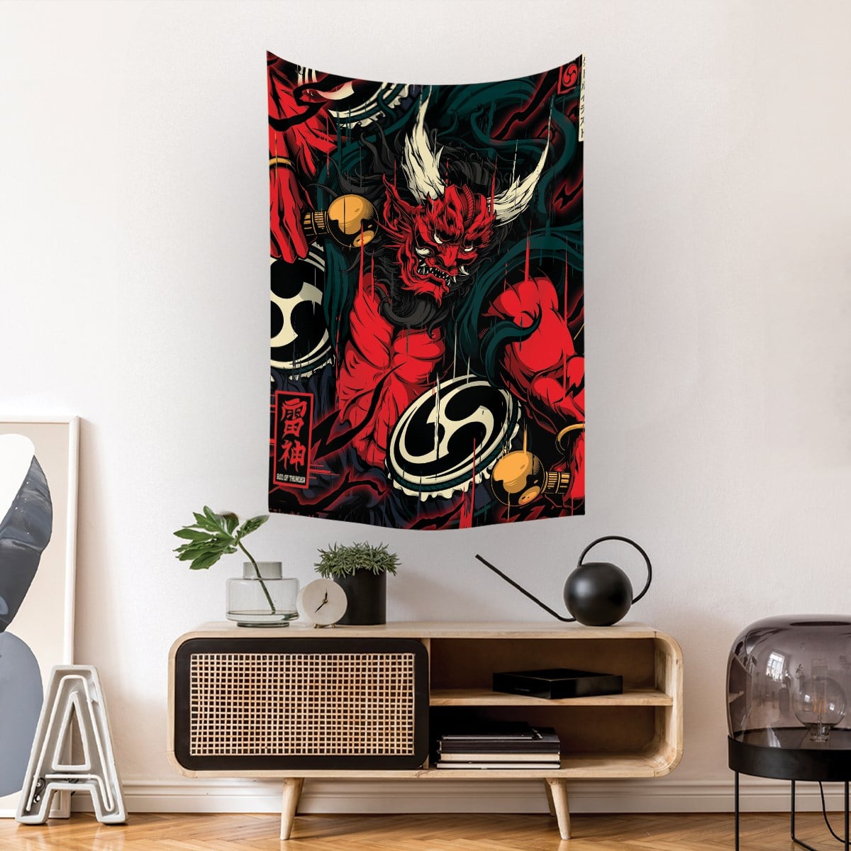 Vagonik Uzak Doğu Desenli Duvar Örtüsü Halısı 140 X 100 Cm-70x100 Cm