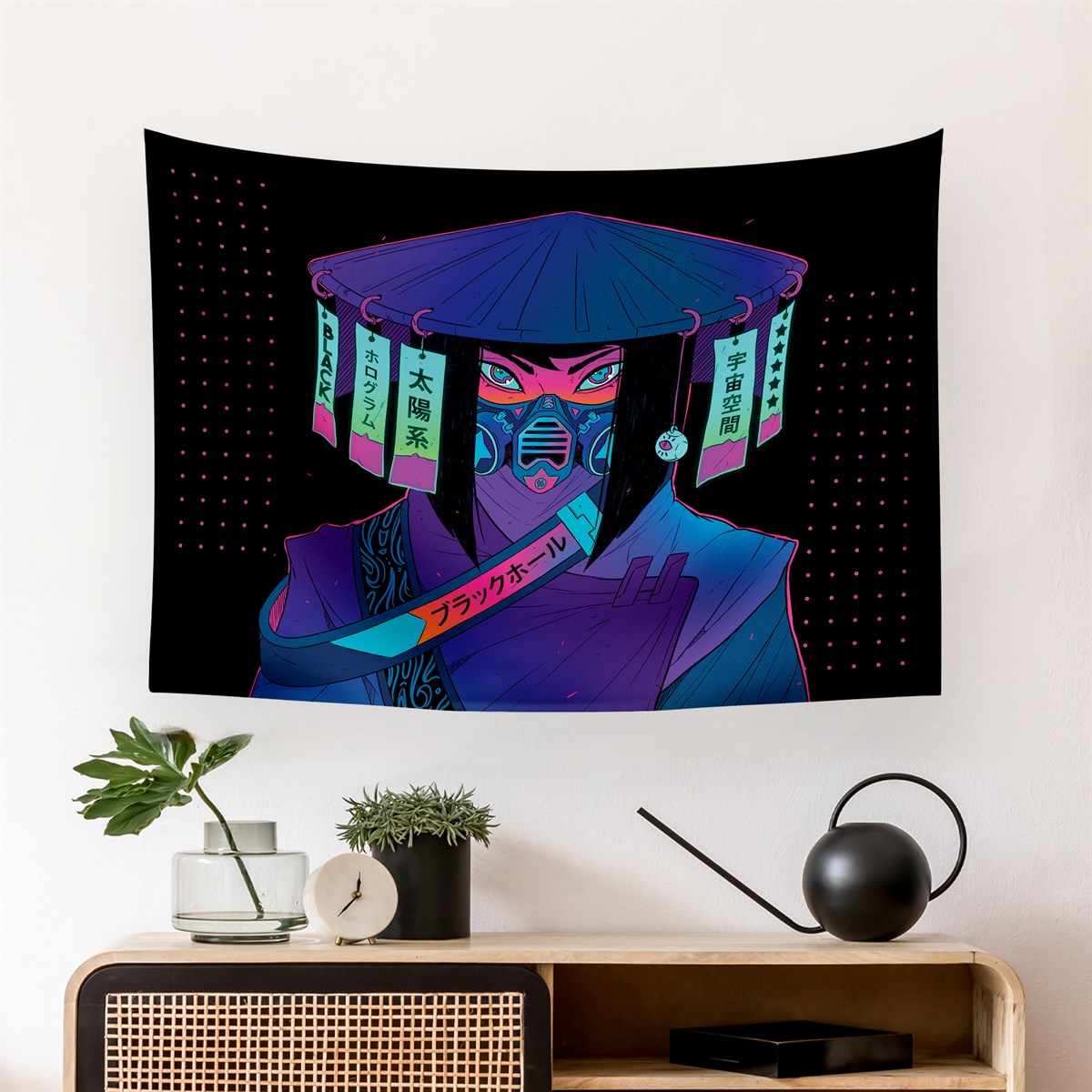 Vagonik Uzak Doğu Geisha Duvar Örtüsü Halısı 140 X 100 Cm-70x100 Cm