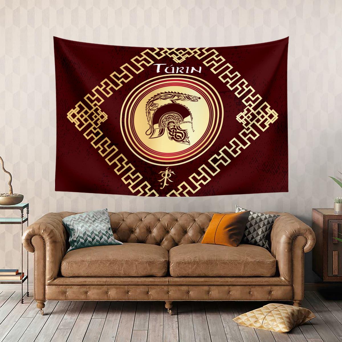 Vagonik Yüzüklerin Efendisi Turin Duvar Örtüsü Halısı 140x100 Cm-70x100 Cm