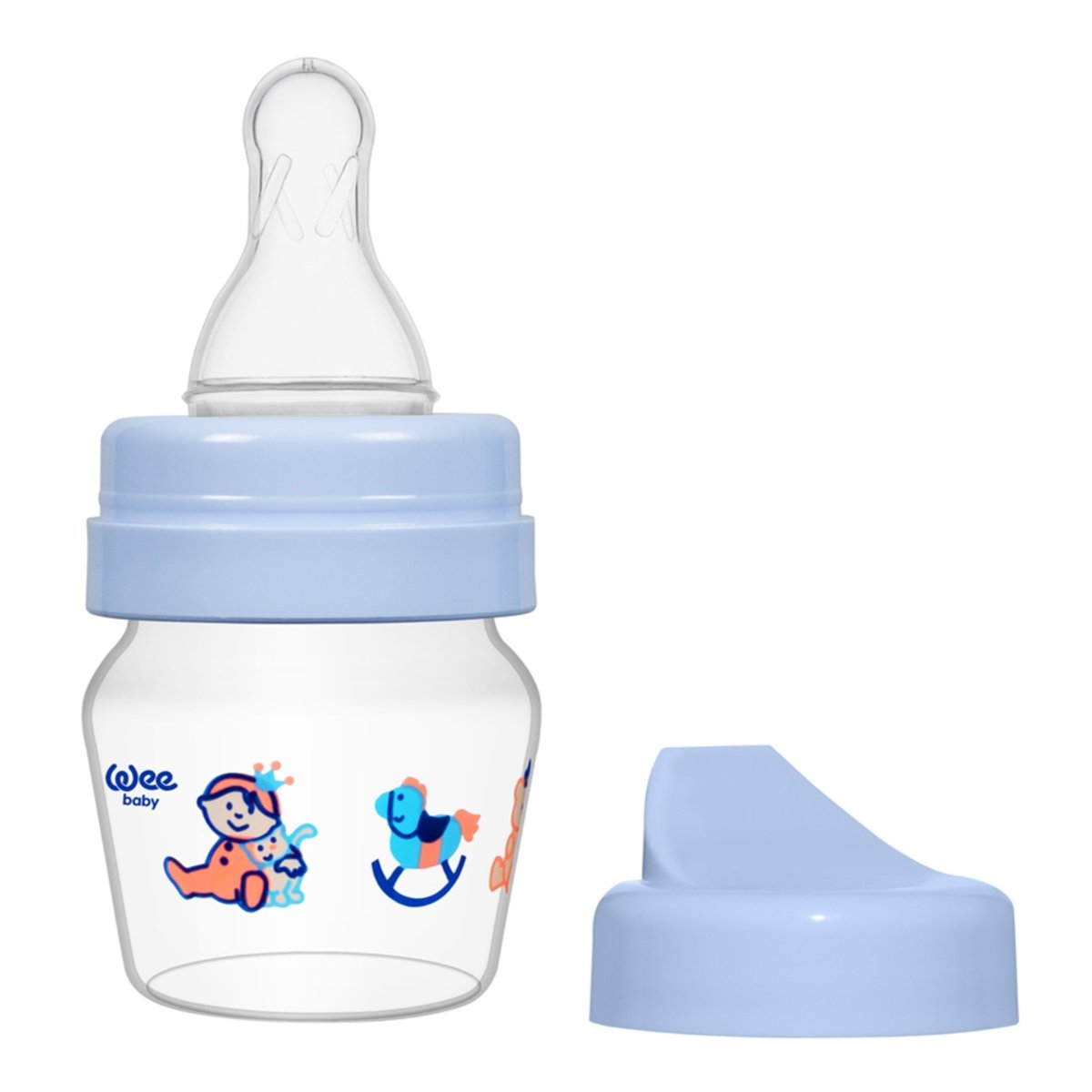 Wee Baby Mini Cam Alıştırma Bardağı Seti 30 ml Mavi