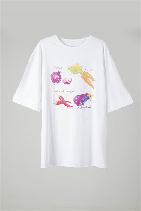 Desenli T-Shirt